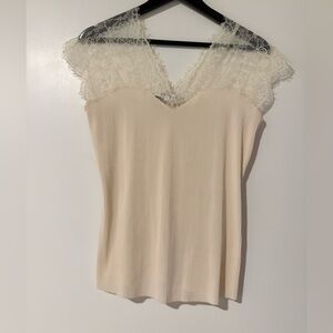Ipekyol Cream Lace Top